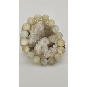 Moonstone Stretch Bracelet (11mm) — Gentle Beginnings